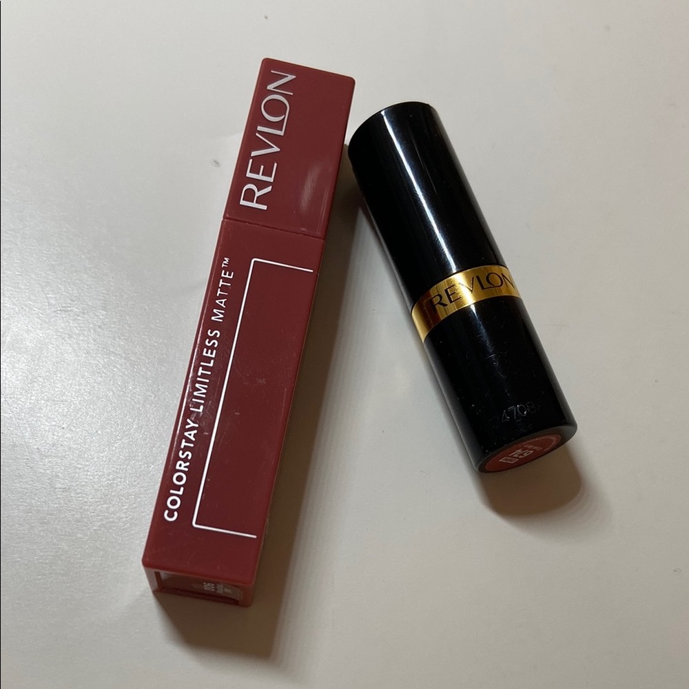 Revlon Lipsticks-ColorStay Limitless Matte Lipstick and Super Lustrous Lipstick